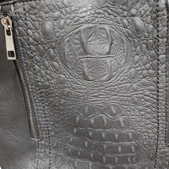 Peter Nygard Women's Leather Black Shoulder Bag - Picture 5 of 13